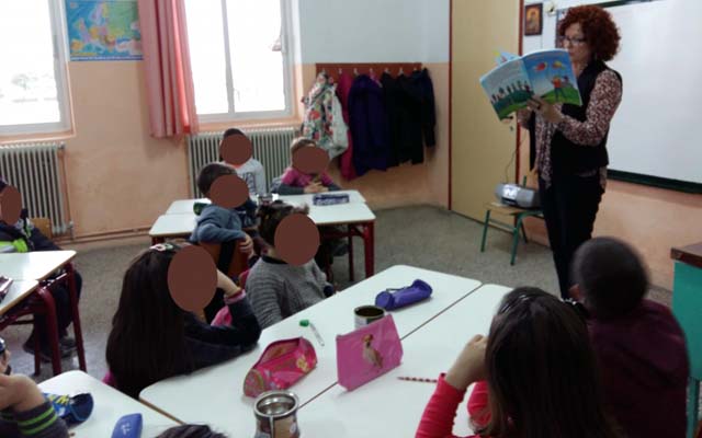 Επίσκεψη της συγγραφέα Ελισάβετ Τάρη στο Δημοτικό Σχολείο Νησίου