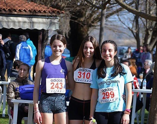 Αθλήτριες της ΓΕ Νάουσας στο Πανελλήνιο Πρωτάθλημα Ανωμάλου Δρόμου