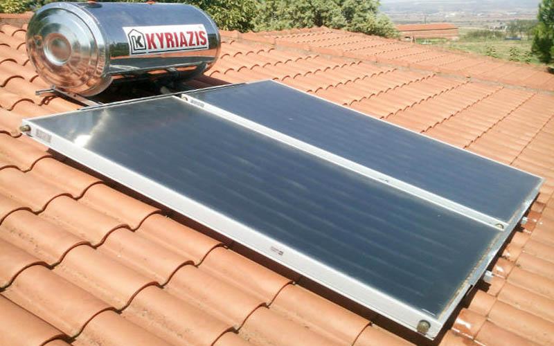 Θερµοσιφωνικό ηλιακό σύστηµα KYRIAZIS SOLAR για ζεστό νερό όλες τις εποχές