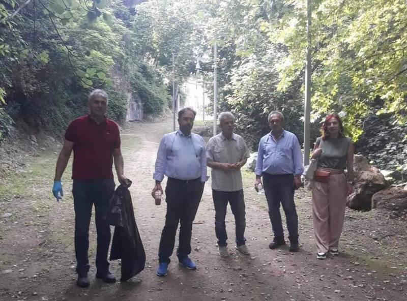 Φίλοι του Τριποτάμου και Δήμαρχος Βέροιας έκαναν αυτοψία στο ποτάμι
