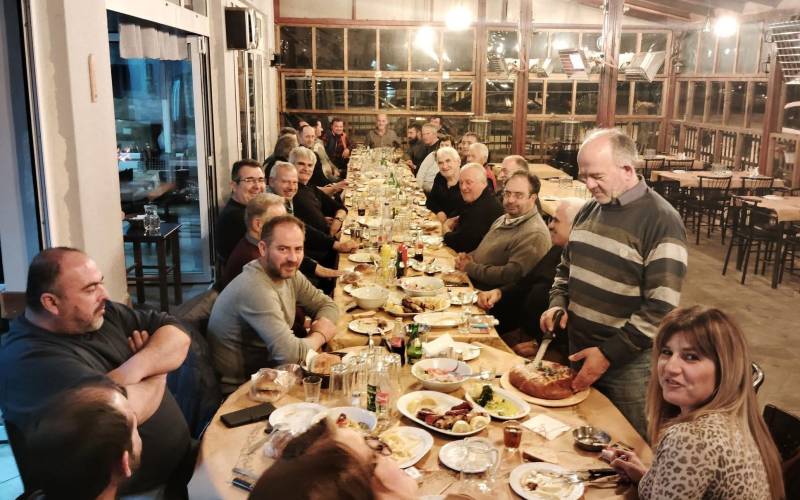 Ο Σύλλογος Αιγοπροβατοτρόφων Ημαθίας έκοψε την βασιλόπιτα