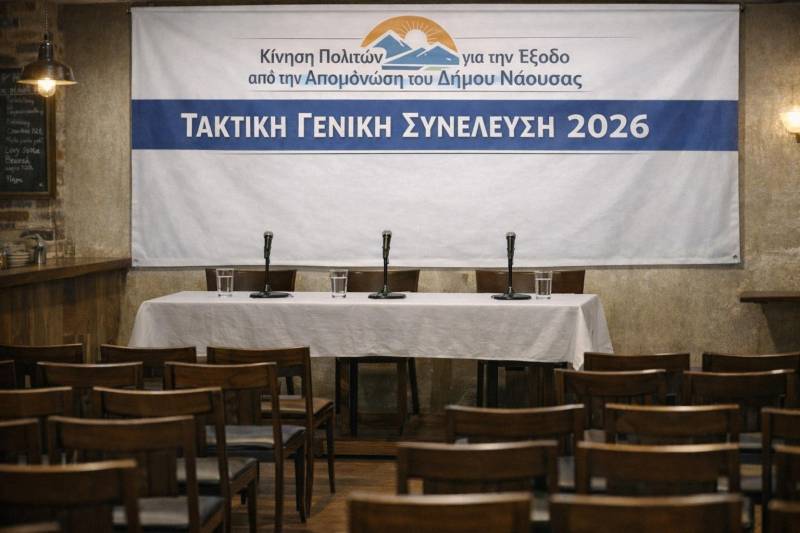 Η Κίνηση Πολιτών για την Έξοδο από την Απομόνωση του Δήμου Νάουσας θα πραγματοποιήσει Γενική Συνέλευση