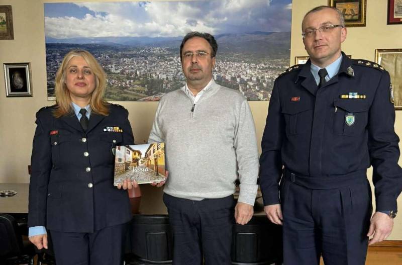 Θέματα ασφάλειας και αστυνόμευσης στη συνάντηση Δημάρχου Βέροιας με την ηγεσία της Αστυνομίας