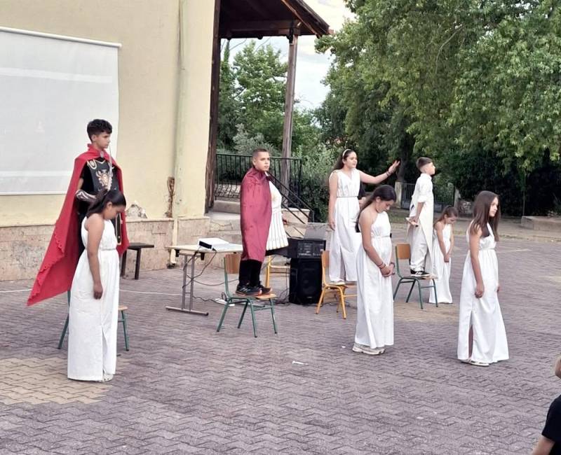 Γιορτή λήξης με εγκαίνια νέων υποδομών στο Δημοτικό Σχολείο Κοπανού