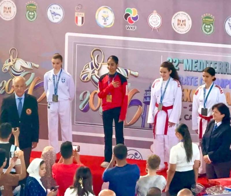 Ασημένιο μετάλλιο για την Αποστολία Ευγενιάδου στο Μεσογειακό Πρωτάθλημα Καράτε