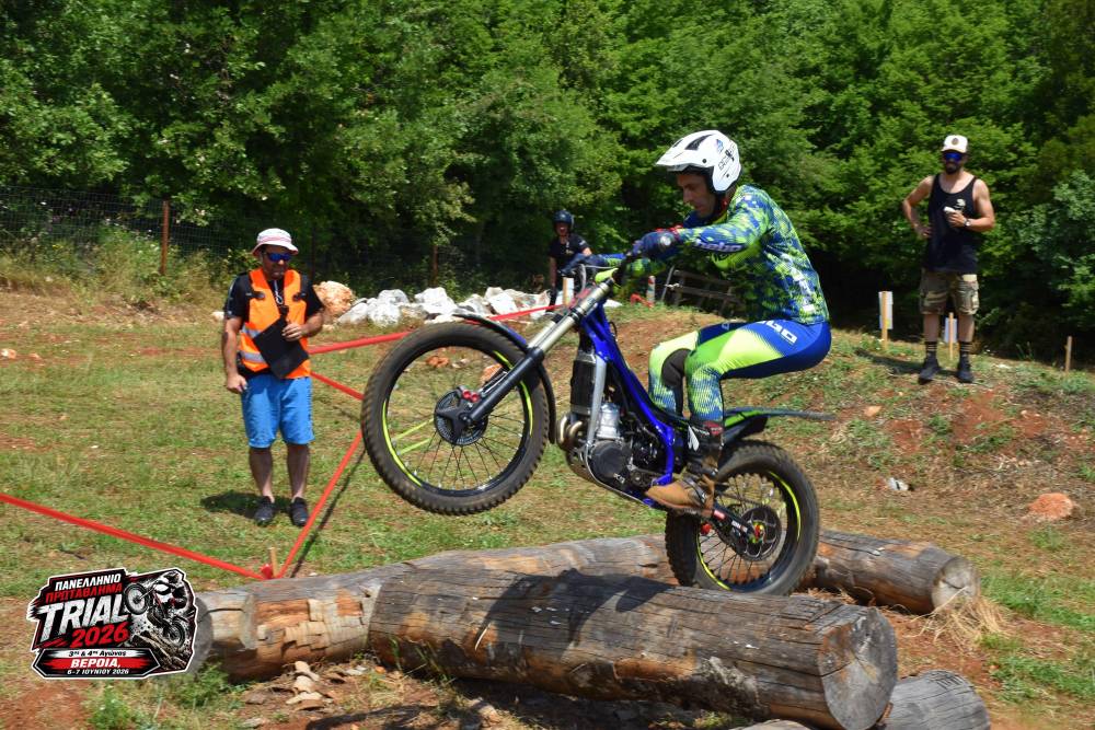 Το Πανελλήνιο Πρωτάθλημα Trial 2026 «σκαρφάλωσε» στο Βέρμιο – Θέαμα, ισορροπία και αδρεναλίνη στον αγώνα της Βέροιας