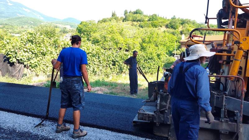 Ολοκληρώθηκε η ασφαλτόστρωση στην περιοχή «Βάλια»