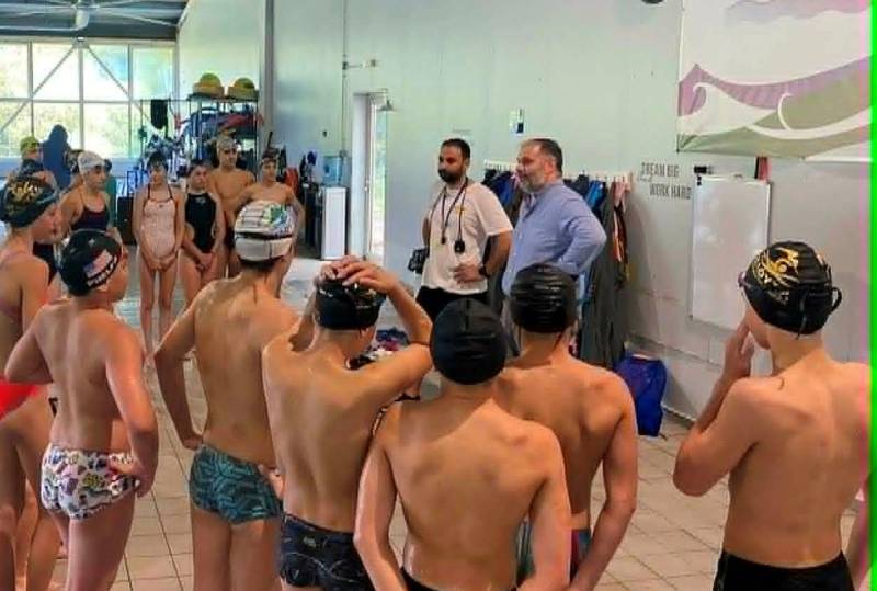 Στην Κολυμβητική Ακαδημία “Νάουσα” ο Δήμαρχος Νίκος Κουτσογιάννης