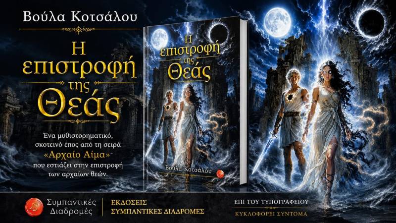 Στο τυπογραφείο το νέο βιβλίο της Βούλας Κοτσάλου – «Η Επιστροφή της Θεάς» φέρνει ξανά στο προσκήνιο τους αρχαίους θεούς