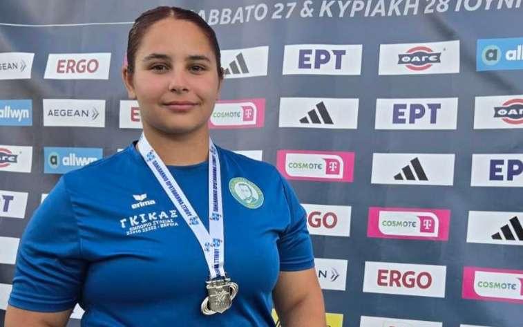 Η Ριάνα Νικολοπούλου του ΟΚΑ «Βικέλα» Βέροιας με την Εθνική Ελλάδας στη διεθνή συνάντηση Ελλάδας – Κύπρου Κ18