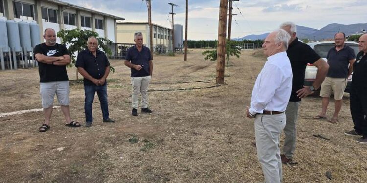 Τεχνική επίσκεψη του ΤΟΕΒ Νάουσας στην Αργολίδα για το νέο σύστημα τηλεμετρίας
