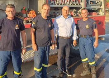 Στην Πυροσβεστική Υπηρεσία Αλεξάνδρειας ο Βασίλειος Κοτίδης