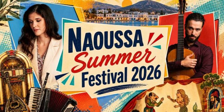 Naoussa Summer Festival 2026: Πλούσιο πρόγραμμα εκδηλώσεων μέχρι το τέλος Αυγούστου