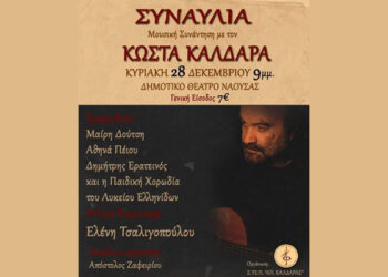 Συναυλία του Κώστα Καλδάδρα στην Νάουσα