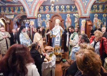 Η εορτή του αγίου Αμβροσίου στην αδελφότητα ΠΕΛΕΚΑΝ στην Βέροια
