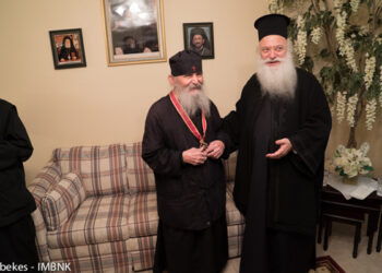 Προσκύνημα του Μητροπολίτη στην ιερά μονή αγίου Αντωνίου στην Αριζόνα