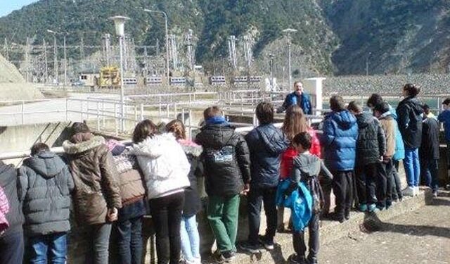 Επίσκεψη μαθητών του 9ου Δημοτικού Σχολείου Βέροιας στον ΥΗΣ Σφηκιάς