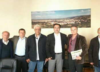 Η διοίκηση της Ευξείνου Λέσχης Βέροιας στον Δήμαρχο και τον Αντιπεριφερειάρχη