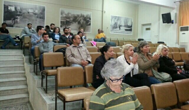 Παρακολούθηση ομιλίας από το Παράρτημα του Σ.Δ.Ε. Νάουσας στην  
Αλεξάνδρεια