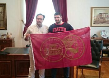 Οι πρωταθλητές των “Μαχητών” στον δήμαρχο Βέροιας