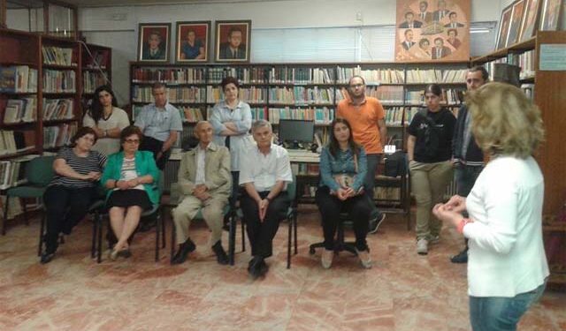 Επίσκεψη του τμήματος της ποντιακής διαλέκτου του ΚΔΒΜ Βέροιας στη βιβλιοθήκη του Πόντου στη Νάουσα