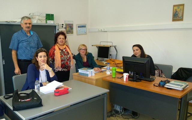 Επίσκεψη της υπεύθυνης σχολικών δραστηριοτήτων στο Λύκειο Μελίκης
