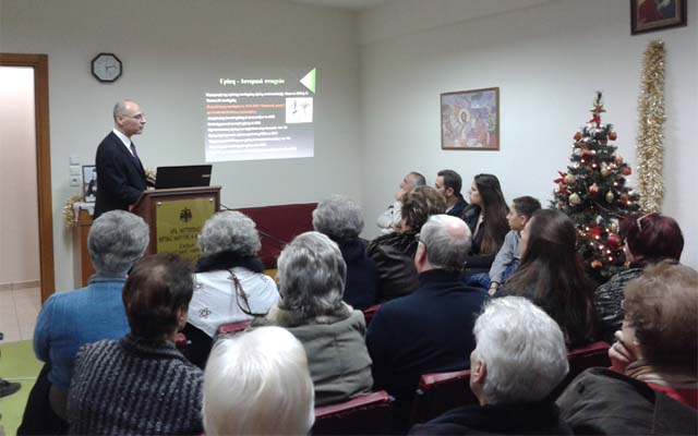 Πραγματοποιήθηκε η ομιλία με θέμα «Γρίπη – Προφύλαξη – Πρόληψη” στη Νάουσα