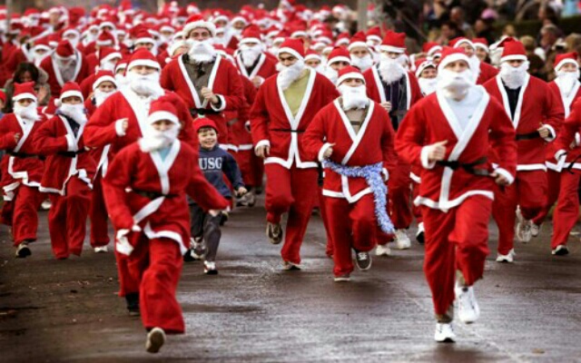 santa run