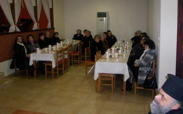Εκδήλωση των κυριών της ενορίας του Ι.Ν. Αγίου Δημητρίου Ναουσης