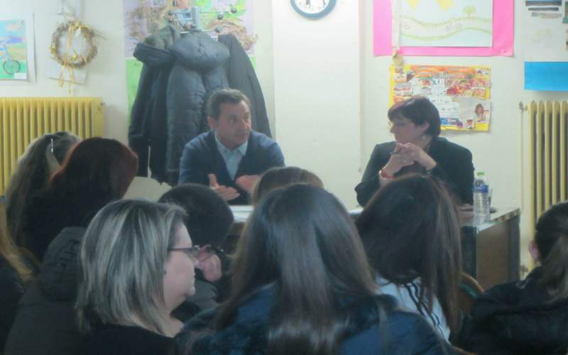 Ενημέρωση στο 8ο Δημοτικό Βέροιας για την ενδοσχολική βία
