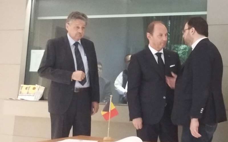 Θεοχαρόπουλος στην βελγική πρεσβεία: “Θα παλέψουμε για ασφάλεια και ελευθερία”
