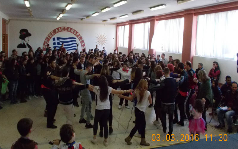 Η γιορτή της Τσικνοπέμπτης του ΕΠΑΛ & Ε.Κ. Αλεξάνδρειας