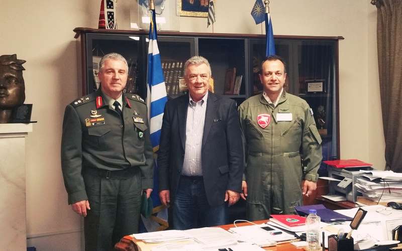 Με τον διοικητής της 1ης Μεραρχίας Πεζικού συναντήθηκε ο δήμαρχος Αλεξάνδρειας