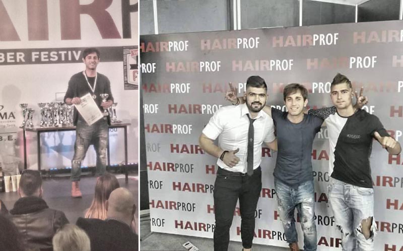 Διάκριση του Κομμωτή Δήμου Ίντου στο 1ο barber festival
