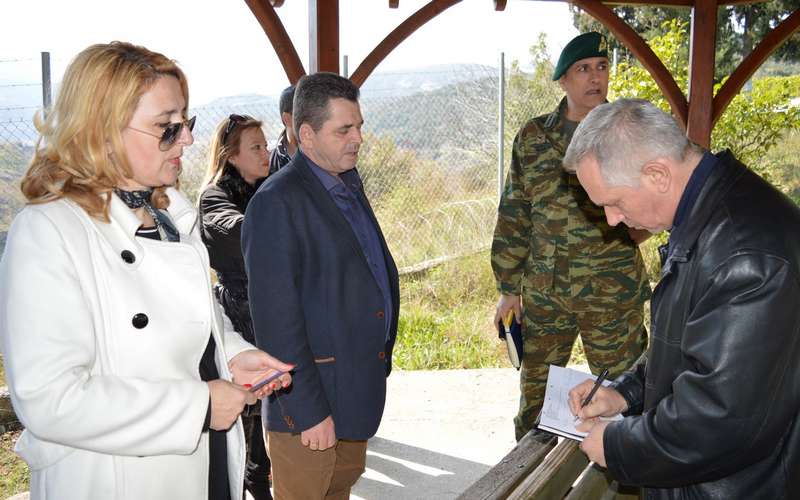 Οργανωτικά θέματα για την υποδοχή των προσφύγων συζήτησαν ο αντιπεριφερειάρχης και ο διοικητής της 1ης Μεραρχίας