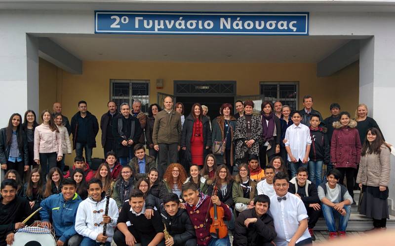 Στην εκδήλωση του 2ου Γυμνασίου Νάουσας η Διευθύντρια Δευτεροβάθμιας Εκπαίδευσης