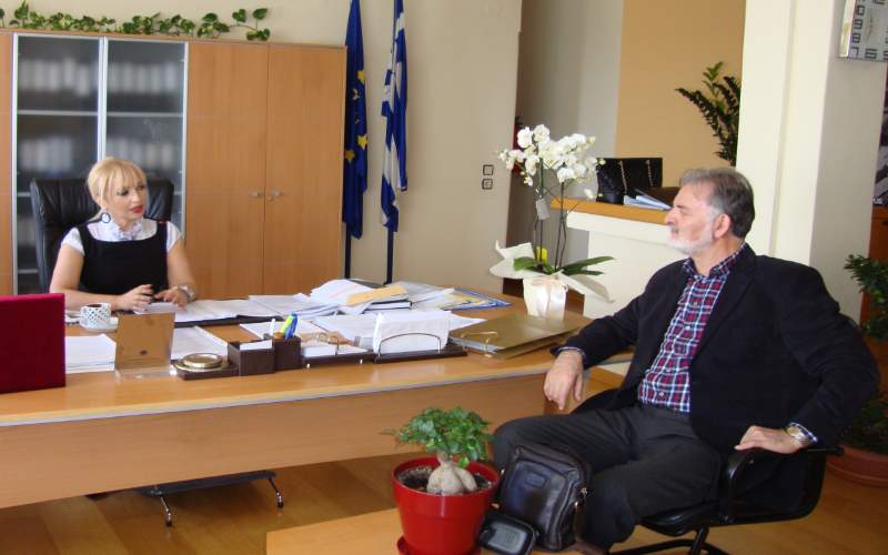 Ο πρόεδρος του ΔΗ.ΠΕ.ΘΕ Βέροιας στην αντιπεριφέρεια Πιερίας