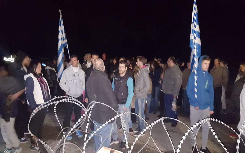 Πορεία διαμαρτυρίας στην Αγία Βαρβάρα για το Hot Spot