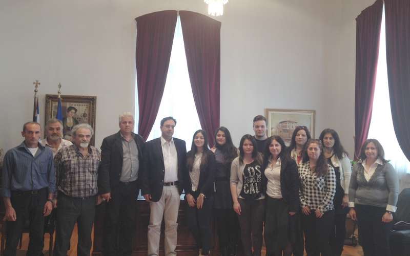 Συνάντηση Δημάρχου Βέροιας με μαθητές του Λυκείου Ριζωμάτων με «γεύση» Γαλλίας