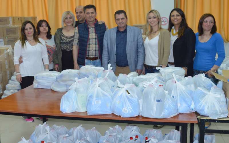 Διανομή νωπών τροφίμων σε Βέροια, Νάουσα, Αλεξάνδρεια