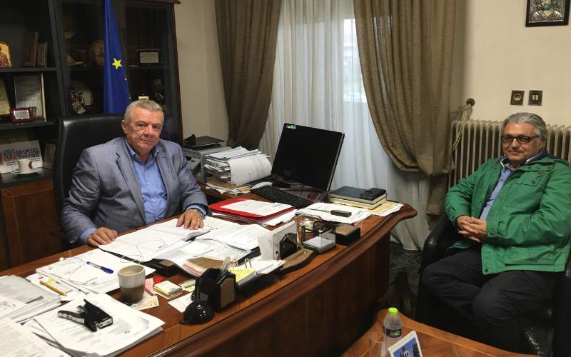 Επίσκεψη του Προέδρου του Ελληνικού Οργανισμού Ανακύκλωσης στο Δήμο Αλεξάνδρειας