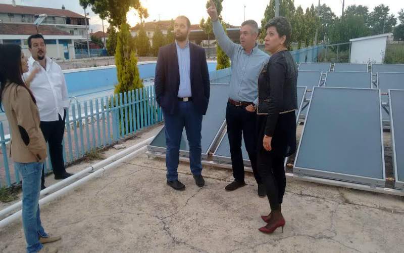 Θέρμανση της πισίνας Ζερβοχωρίου με ηλιακούς συλλέκτες