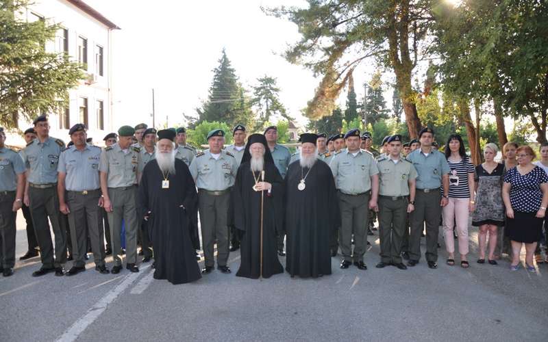 Ο Πατριάρχης στην 1η Μεραρχία Πεζικού