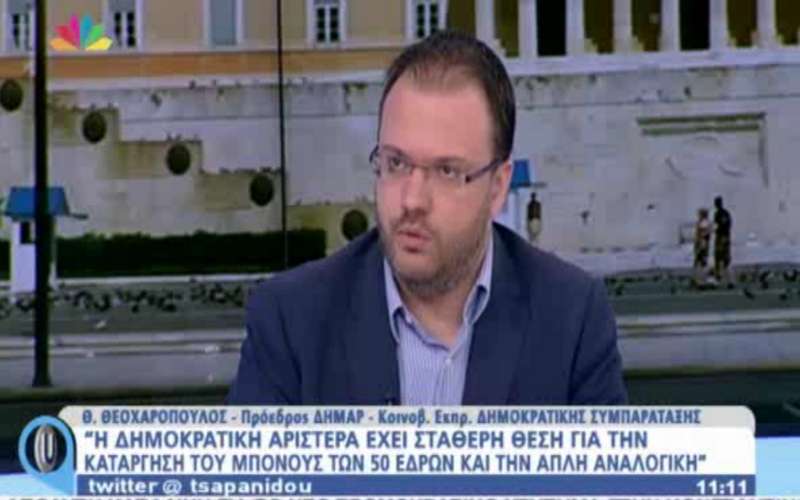 Ο Θ. Θεοχαρόπουλος στην Π. Τσαπανίδου (βίντεο)