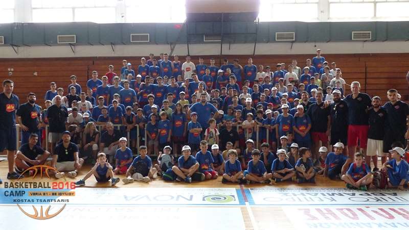 Ο Χάρης Μαρκόπουλος στο Veria Basketball Camp