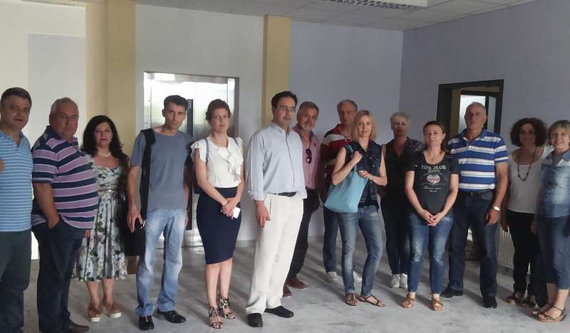 Βέροια: Επίσκεψη καθηγητών στο νέο σχολικό συγκρότημα στα Γιοτζαλίκια