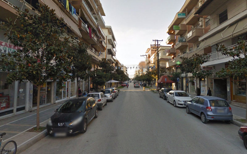 Πεζοδρόμηση της οδού Δ. Βετσοπούλου στην Αλεξάνδρεια για το πανηγύρι της Κοιμήσεως της Θεοτόκου