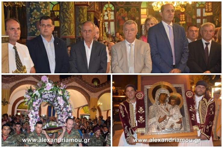 Λιτανεία της εικόνας της Παναγίας στην Αλεξάνδρεια