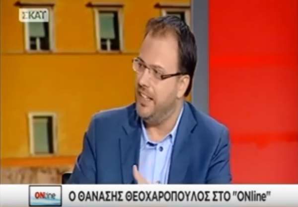 Αποσπάσματα συνέντευξης του Θανάση Θεοχαρόπουλου στον ΣΚΑΪ (vid)