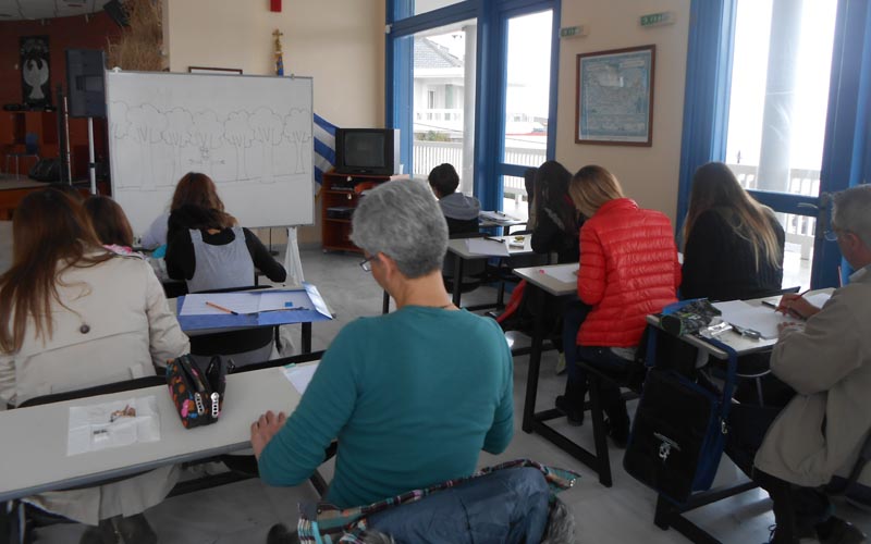 Μαθήματα σκίτσου στην Εύξεινο Λέσχη Βέροιας